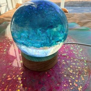 Colorful Resin Art Lamp